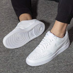 Women's Size 8 Nike Court Vision White Low